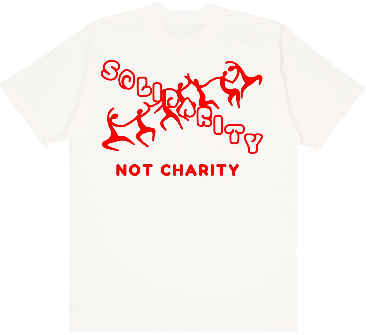 Solidarity Not Charity T-Shirt - Image 2