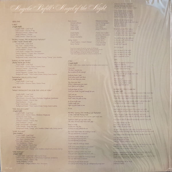 Angela Bofill - Angel Of The Night - Image 2