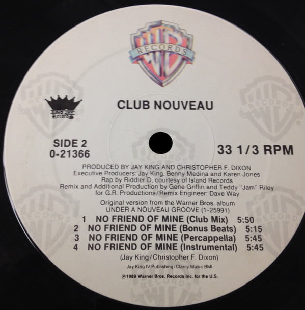 Club Nouveau - No Friend Of Mine - Image 4