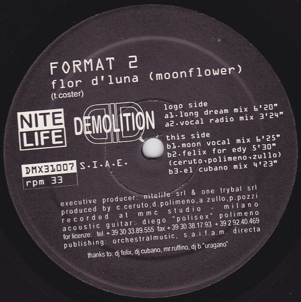 Format 2 - Flor D'Luna (Moonflower)